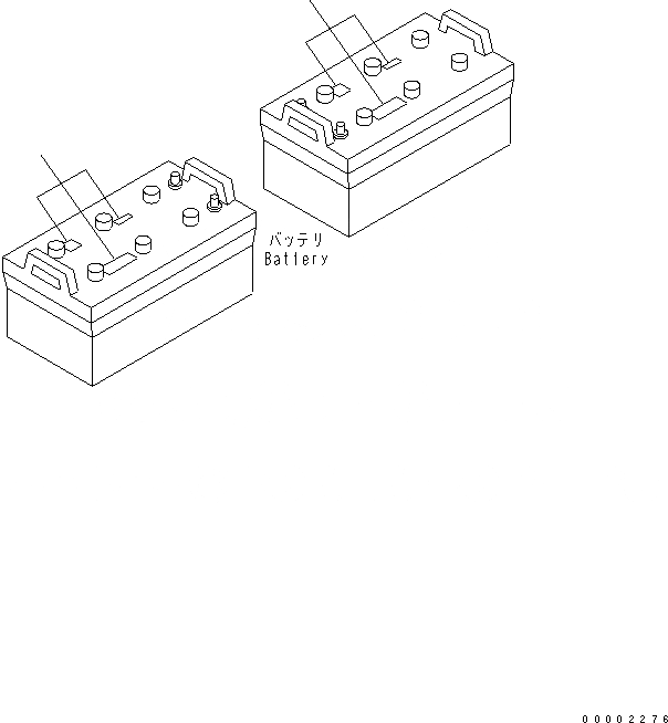 Схема запчастей Komatsu D85EX-15E0 - МАРКИРОВКА (АККУМУЛЯТОР) (ONLY U.S.A)(№-) МАРКИРОВКА
