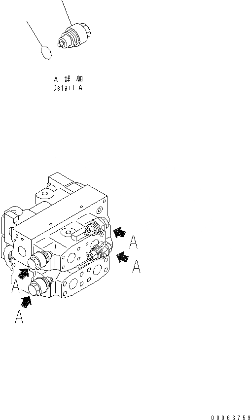 Схема запчастей Komatsu D85EX-15E0 - УПРАВЛЯЮЩ. КЛАПАН (5-СЕКЦИОНН.) (9/9)(№-) ОСНОВН. КОМПОНЕНТЫ И РЕМКОМПЛЕКТЫ