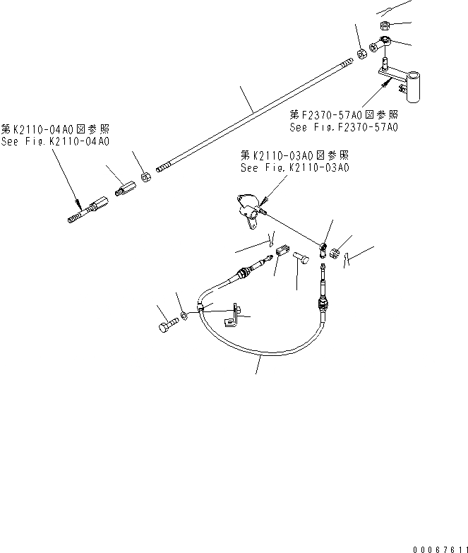Схема запчастей Komatsu D85EX-15R - ТОРМОЗ. ROD SUB УПРАВЛ-Е(№-) СИЛОВАЯ ПЕРЕДАЧА И КОНЕЧНАЯ ПЕРЕДАЧА