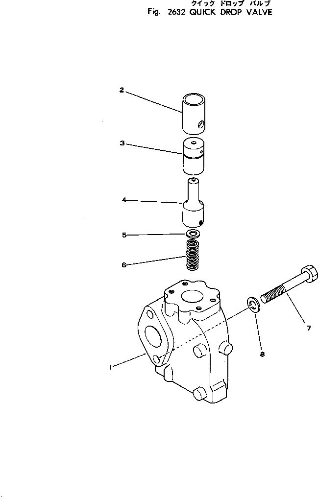 Схема запчастей Komatsu D85P-18 - QUICK DROP КЛАПАН УПРАВЛ-Е РАБОЧИМ ОБОРУДОВАНИЕМ
