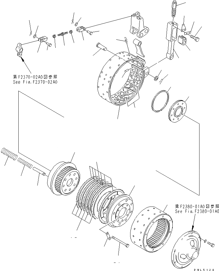 Схема запчастей Komatsu D85P-21 - ТОРМОЗНАЯ ЛЕНТА И РУЛЕВ. УПРАВЛЕНИЕ CLUCH ГТР CONVERTOR¤ ТРАНСМИССИЯ¤ РУЛЕВ. УПРАВЛЕНИЕ И КОНЕЧНАЯ ПЕРЕДАЧА