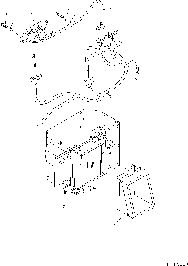 Схема запчастей Komatsu D85P-21 - КОНДИЦ. ВОЗДУХА ОБОГРЕВАТЕЛЬ. ВОЗДУХОВОДЫ И WIRE КАБИНА ОПЕРАТОРА И СИСТЕМА УПРАВЛЕНИЯ