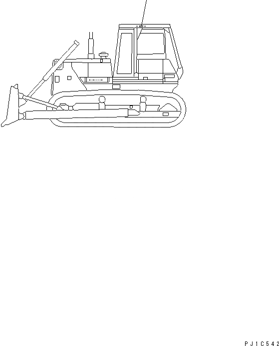 Схема запчастей Komatsu D85P-21 - МАРКИРОВКА (КРОМЕ ЯПОН.) (R.O.P.S.) МАРКИРОВКА