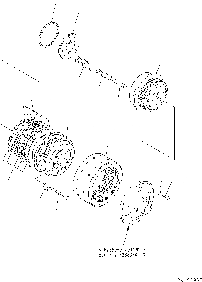 Схема запчастей Komatsu D85P-21-E - БОРТОВ. ФРИКЦИОН ГТР CONVERTOR¤ ТРАНСМИССИЯ¤ РУЛЕВ. УПРАВЛЕНИЕ И КОНЕЧНАЯ ПЕРЕДАЧА