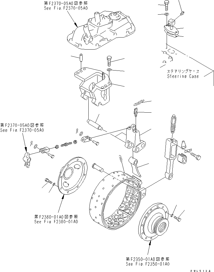 Схема запчастей Komatsu D85P-21-E - ТОРМОЗН. МЕХАНИЗМ (ПРАВ.) ГТР CONVERTOR¤ ТРАНСМИССИЯ¤ РУЛЕВ. УПРАВЛЕНИЕ И КОНЕЧНАЯ ПЕРЕДАЧА
