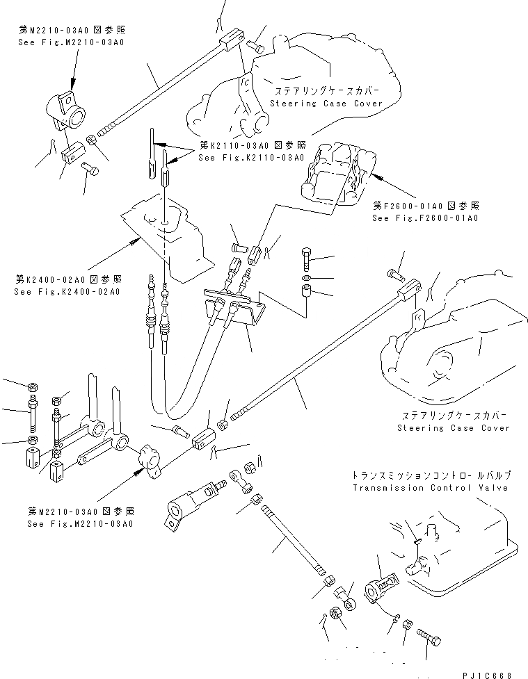 Схема запчастей Komatsu D85P-21-E - РУЛЕВ. УПРАВЛЕНИЕ И ТОРМОЗН. МЕХАНИЗМ КАБИНА ОПЕРАТОРА И СИСТЕМА УПРАВЛЕНИЯ