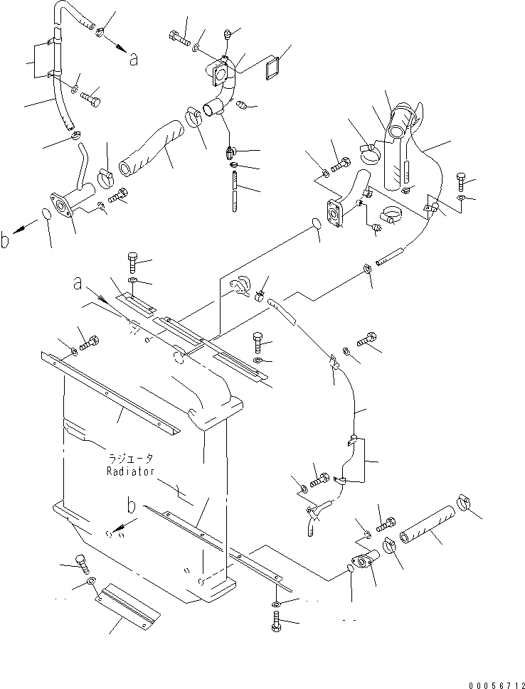 Схема запчастей Komatsu D85P-21 - СИСТЕМА ТРУБ РАДИАТОРА И WIND ГИДРОМОЛОТ(№-) КОМПОНЕНТЫ ДВИГАТЕЛЯ И ЭЛЕКТРИКА