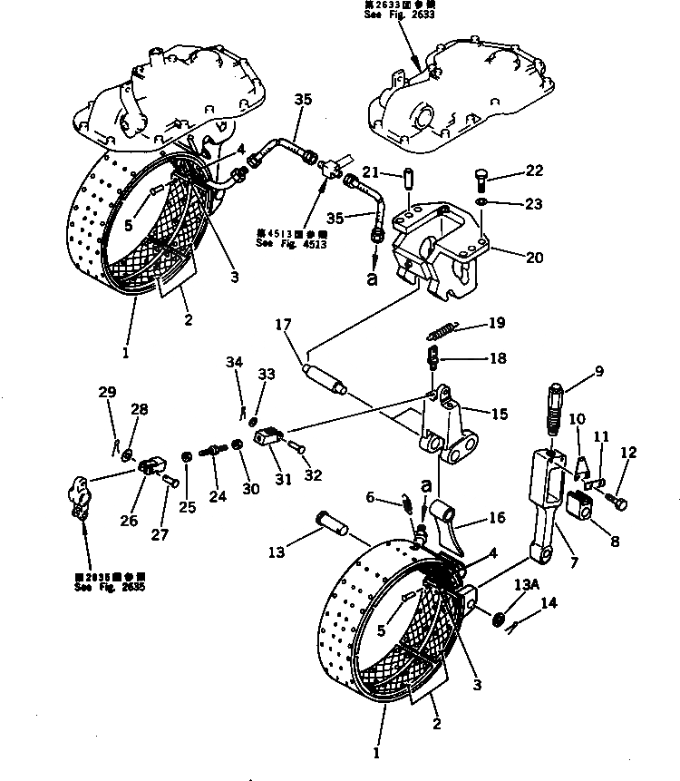 Схема запчастей Komatsu D85P-21 - ТОРМОЗНАЯ ЛЕНТА И МЕХАНИЗМ (№-9)(№-9) ГТР CONVERTOR¤ ТРАНСМИССИЯ¤ РУЛЕВ. УПРАВЛЕНИЕ И КОНЕЧНАЯ ПЕРЕДАЧА