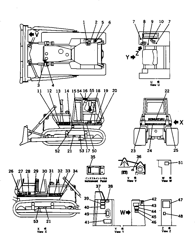 Схема запчастей Komatsu D85P-21 - МАРКИРОВКА (ИРАН)(№-9) МАРКИРОВКА¤ ИНСТРУМЕНТ И РЕМКОМПЛЕКТЫ