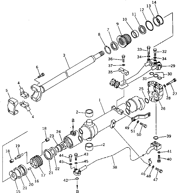 Схема запчастей Komatsu D85P-21-EP - ЦИЛИНДР ПОДЪЕМА ОТВАЛА (/) ОСНОВН. КОМПОНЕНТЫ И РЕМКОМПЛЕКТЫ