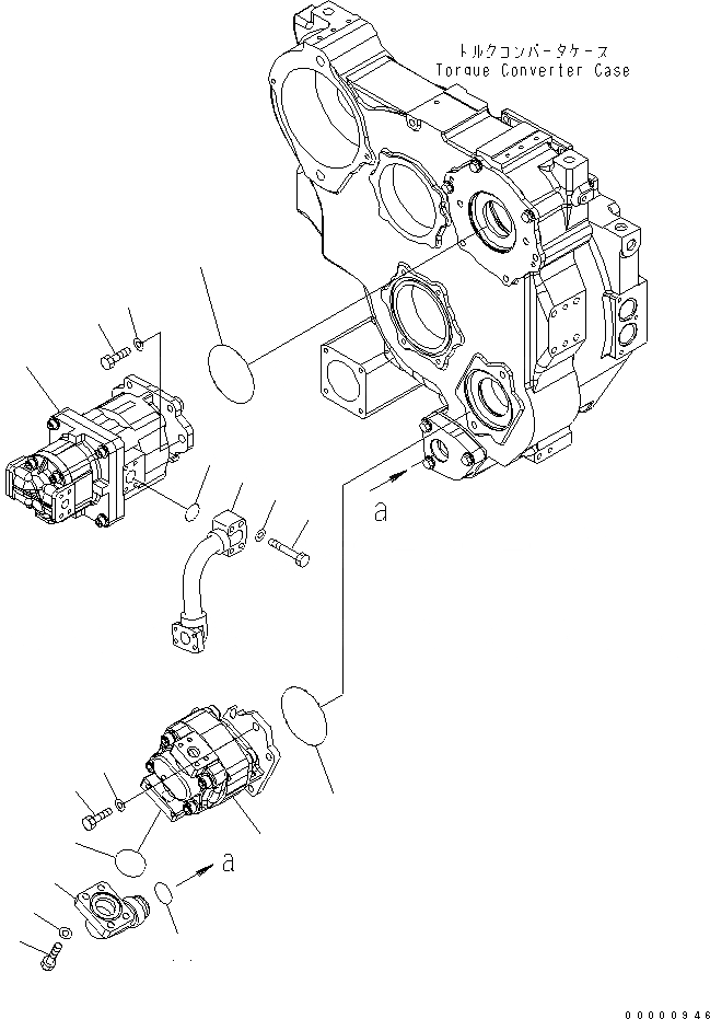 Схема запчастей Komatsu D85PX-15E0 - СИЛОВАЯ ПЕРЕДАЧА (НАСОС)(№-) СИЛОВАЯ ПЕРЕДАЧА И КОНЕЧНАЯ ПЕРЕДАЧА