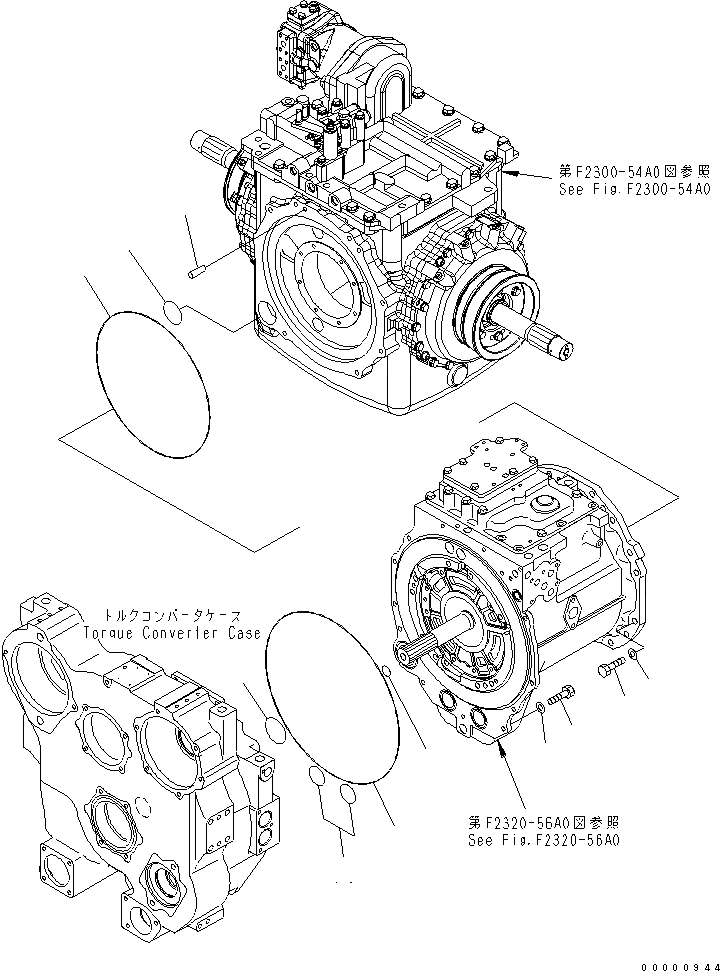 Схема запчастей Komatsu D85PX-15 - СИЛОВАЯ ПЕРЕДАЧА КРЕПЛЕНИЕ СИЛОВАЯ ПЕРЕДАЧА И КОНЕЧНАЯ ПЕРЕДАЧА