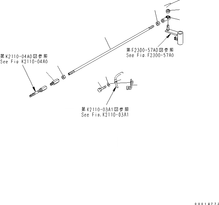 Схема запчастей Komatsu D85PX-15 - ТОРМОЗ. ROD SUB УПРАВЛ-Е СИЛОВАЯ ПЕРЕДАЧА И КОНЕЧНАЯ ПЕРЕДАЧА