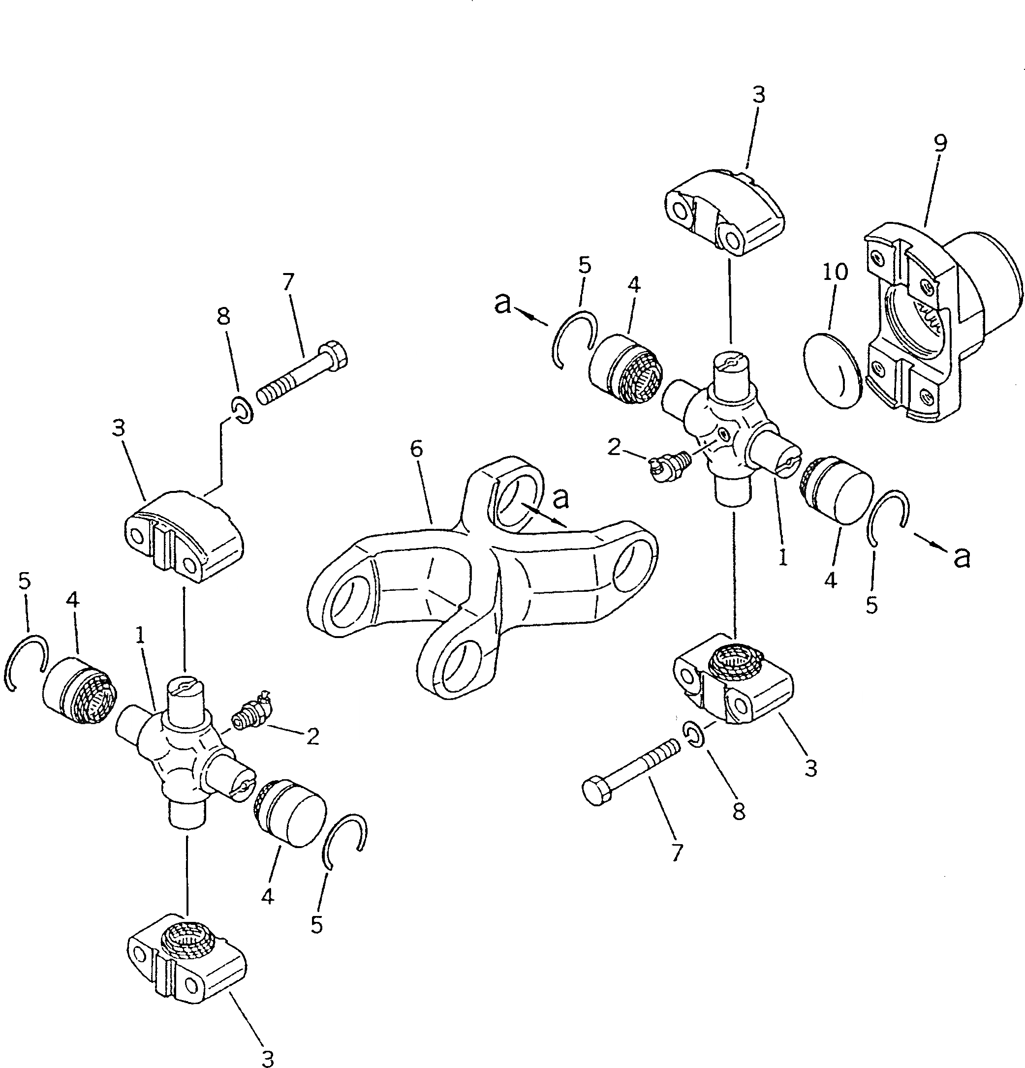 Схема запчастей Komatsu DDM020-5L - КРЕСТОВИНА (ДЛЯ TОБОД КОЛЕСАMING DOZER) ОСНОВН. МУФТА¤ТРАНСМИССИЯ¤ РУЛЕВ. УПРАВЛЕНИЕ И КОНЕЧНАЯ ПЕРЕДАЧА