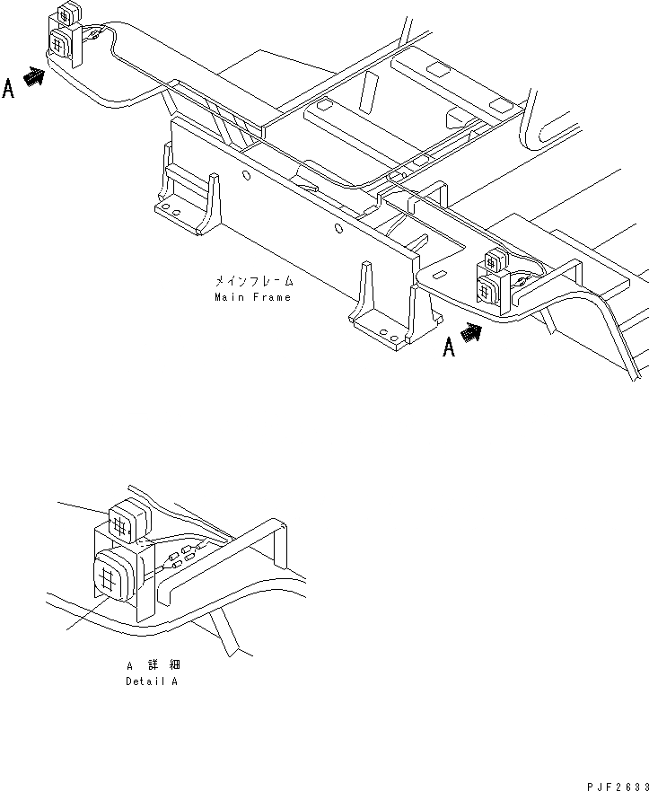 Схема запчастей Komatsu F4EC-1 - ЭЛЕКТРИКА (ПЕРЕДН. ОСВЕЩЕНИЕ) ЭЛЕКТРИКА