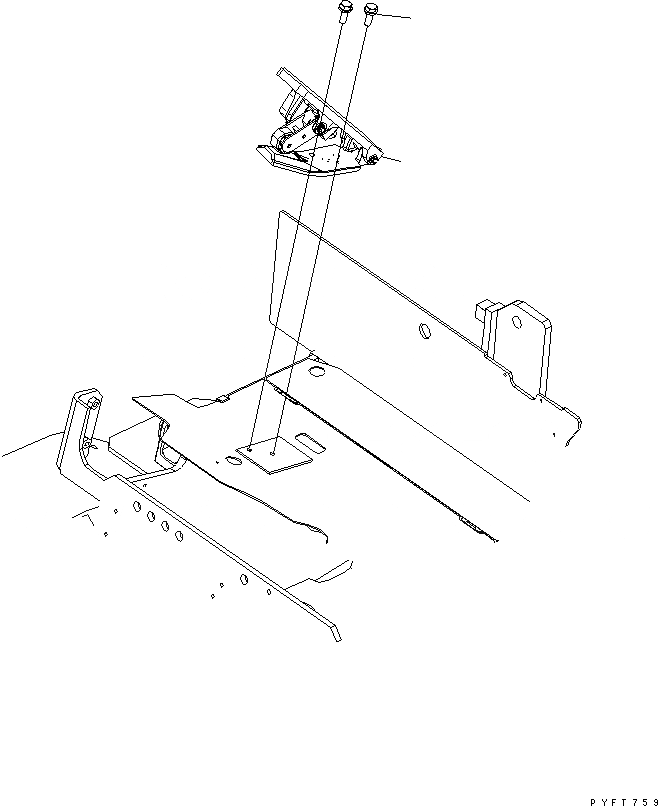 Схема запчастей Komatsu FB09MF-13MF-12-A - АКСЕЛЕРАТОР КОНТРОЛЛЕР
