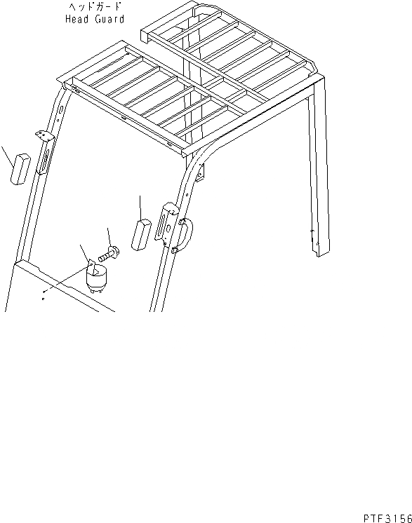Схема запчастей Komatsu FB10 - ERECTRICAL СИСТЕМА (ПЕРЕДН. WINKER ОСВЕЩЕНИЕ) ЭЛЕКТРИКА
