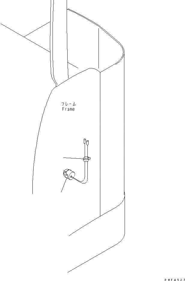Схема запчастей Komatsu FB10 - ЭЛЕКТРИКА BACK BUZZER ЭЛЕКТРИКА