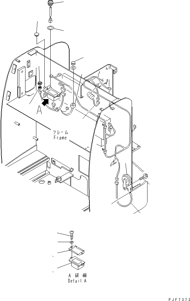 Схема запчастей Komatsu FB14-18RS-12 - ЭЛЕКТРИКА ОСНОВ. ЧАСТИ ЭЛЕКТРИКА