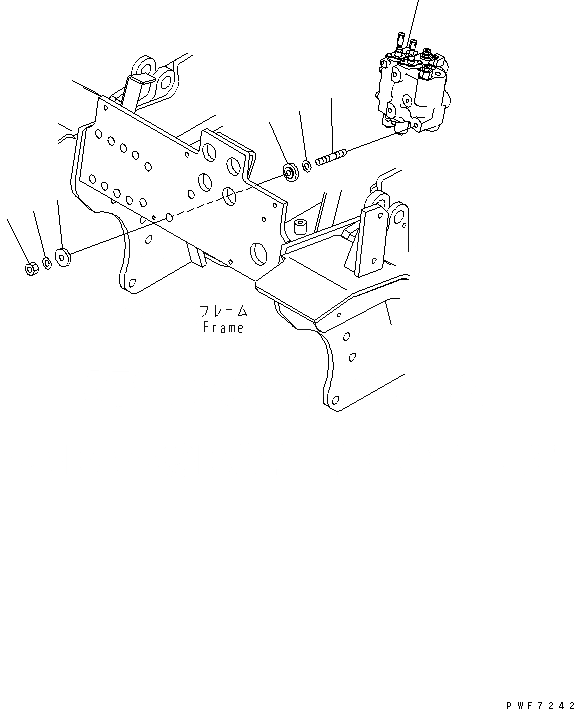 Схема запчастей Komatsu FB15 - 2-Х СЕКЦИОНН. УПРАВЛЯЮЩ. КЛАПАН И ЭЛЕМЕНТЫ КРЕПЛЕНИЯ ГИДРАВЛИКА