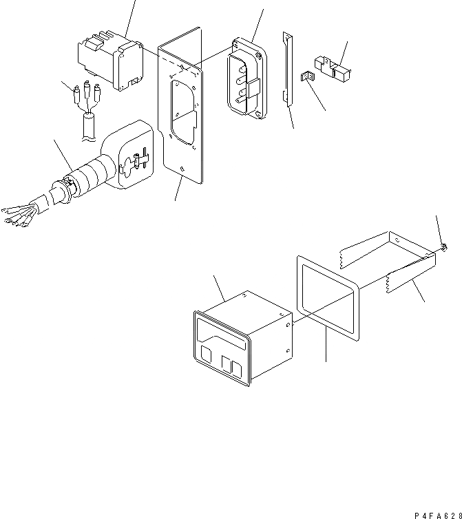 Схема запчастей Komatsu FB15HB - ПОДАЧАR (ВНУТР. ЧАСТИ) ПОДАЧАR