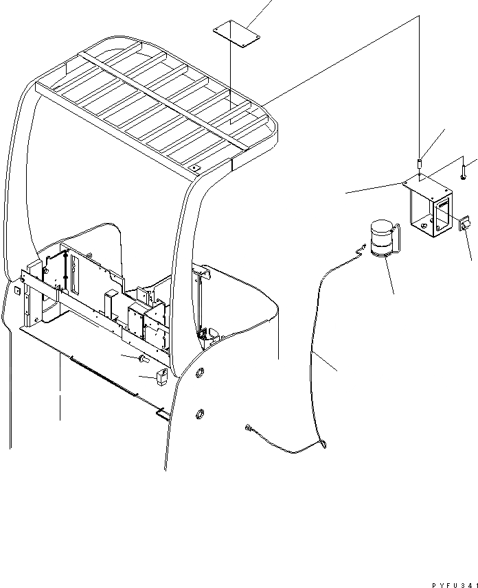 Схема запчастей Komatsu FB15RL-14 - ЭЛЕКТРИКА (STROBE LIGHT) (СОЕДИНИТЕЛЬН. ЗВЕНОED С KEY ПЕРЕКЛЮЧАТЕЛЬ) ЭЛЕКТРИКА