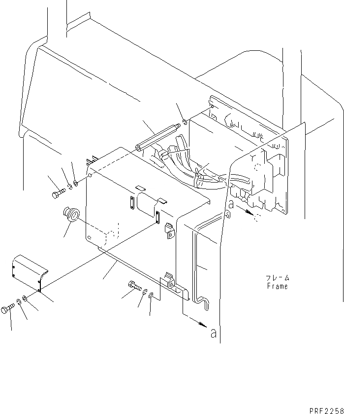 Схема запчастей Komatsu FB15RL - КОНТРОЛЛЕР КРЫШКА(ХОЛОДН.)(№7-) ЭЛЕКТРИКА