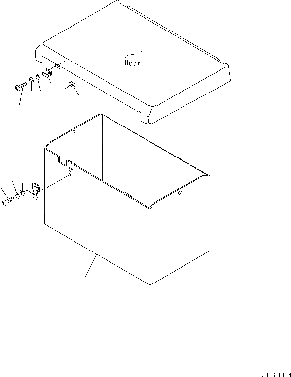 Схема запчастей Komatsu FB18M-3 - АККУМУЛЯТОРН. ОТСЕК ЭЛЕКТРИКА