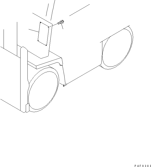 Схема запчастей Komatsu FB20 - ПОДАЧАR КРЫШКА(ДЛЯ STATIONAL ПОДАЧАR) ПОДАЧАR