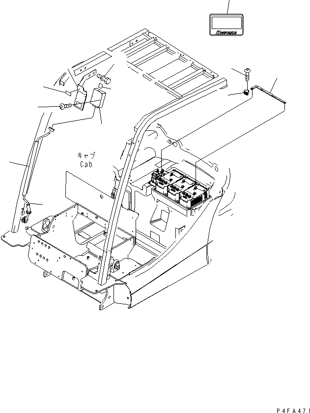 Схема запчастей Komatsu FB20AHB-12-A - KOMВИЛЫAS КОНТРОЛЛЕР КОНТРОЛЛЕР