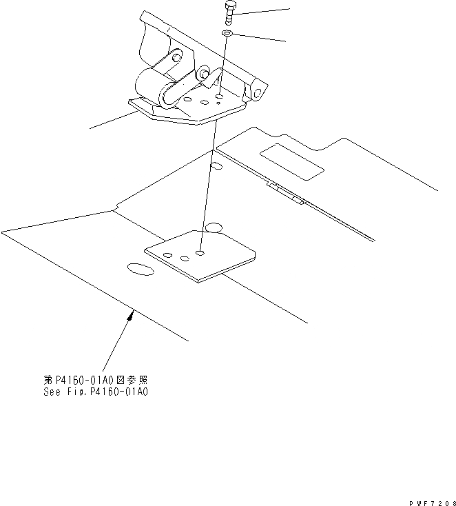 Схема запчастей Komatsu FB30-11-W - АКСЕЛЕРАТОР КОНТРОЛЛЕР