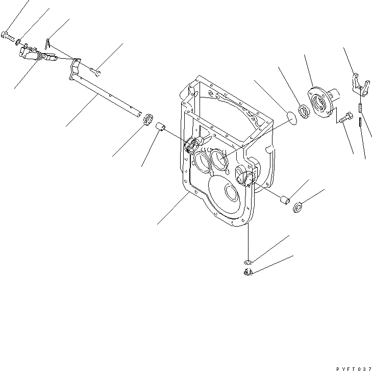 Схема запчастей Komatsu FD10-18-20 - WET МУФТА(№-899) СИЛОВАЯ ПЕРЕДАЧА И ПЕРЕДНИЙ МОСТ