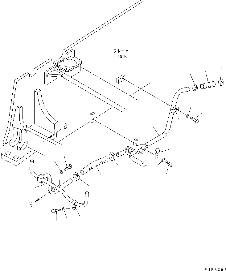 Схема запчастей Komatsu FD100-8 - ГИДРОЛИНИЯ (БАК - ГИДРОЦИЛИНДР ПОДЪЕМА) (ГИДРАВЛ POWER ТОРМОЗ.) (БЕЗ INTERБЛОКИР.) ГИДРАВЛИКА