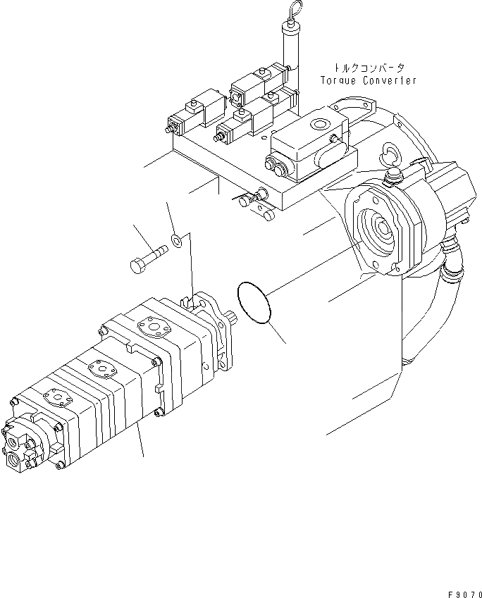 Схема запчастей Komatsu FD115-8 - ГИДР. НАСОС. И КРЕПЛЕНИЕ (++) (WET ТОРМОЗ.) ГИДРАВЛИКА