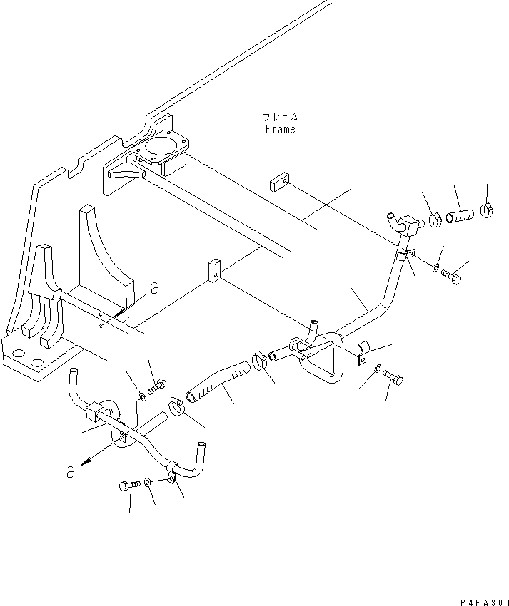 Схема запчастей Komatsu FD135-8 - ГИДРОЛИНИЯ (БАК - ГИДРОЦИЛИНДР ПОДЪЕМА) (ГИДРАВЛ POWER ТОРМОЗ.) (С INTERБЛОКИР.) ГИДРАВЛИКА