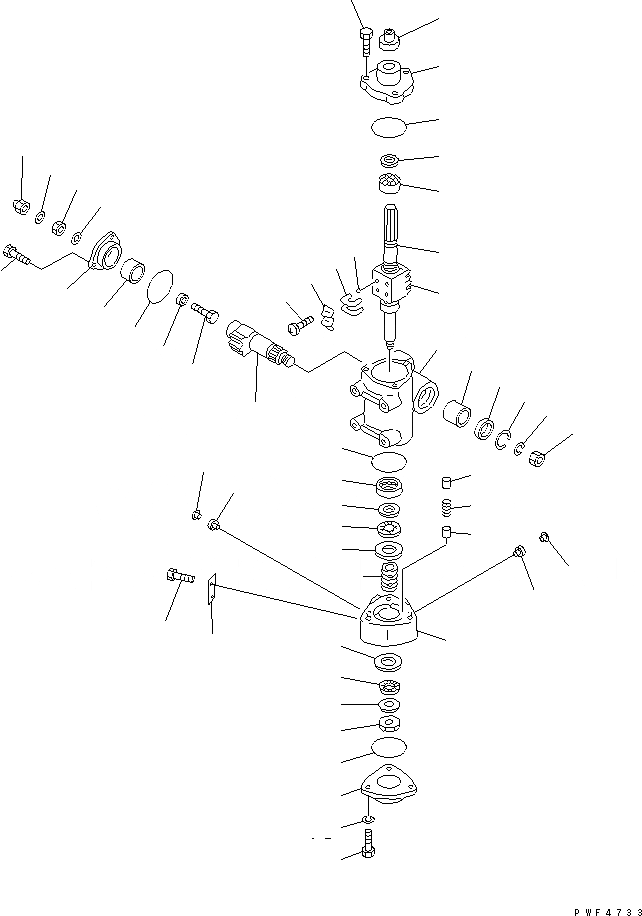 Схема запчастей Komatsu FD15-17 - РУЛЕВ. УПРАВЛЕНИЕ ПРИВОД КОРПУС КОНТРОЛЬ ХОДА