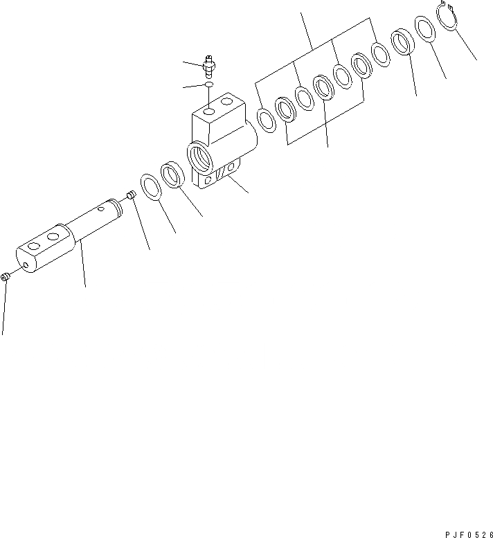 Схема запчастей Komatsu FD15-17-EC - JUNCTION БЛОК РАБОЧЕЕ ОБОРУДОВАНИЕ