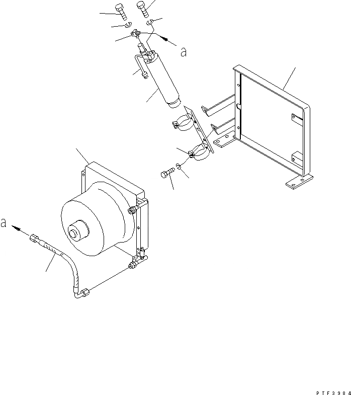 Схема запчастей Komatsu FD150-6 - КОНДЕНСАТОР (ВНУТР. ЧАСТИ) ЧАСТИ КОРПУСА И КАБИНА ОПЕРАТОРА