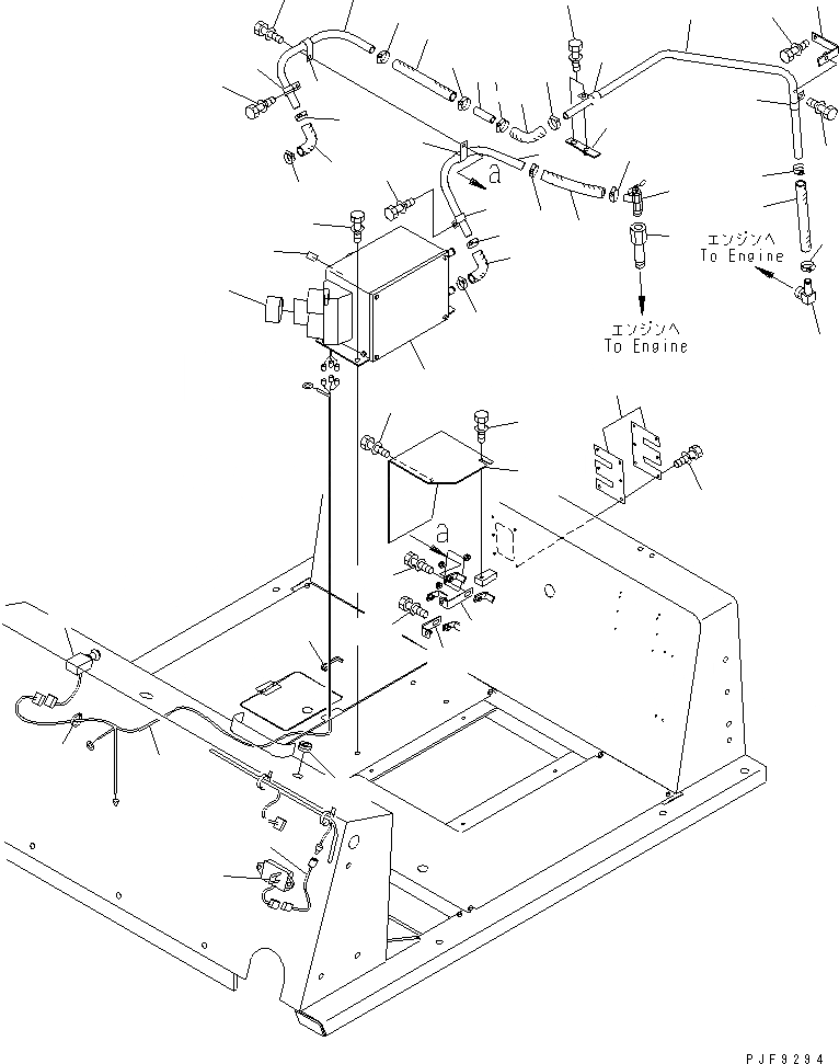 Схема запчастей Komatsu FD150E-8 - ОБОГРЕВАТЕЛЬ.(№7-7) ОПЦИОННЫЕ КОМПОНЕНТЫ