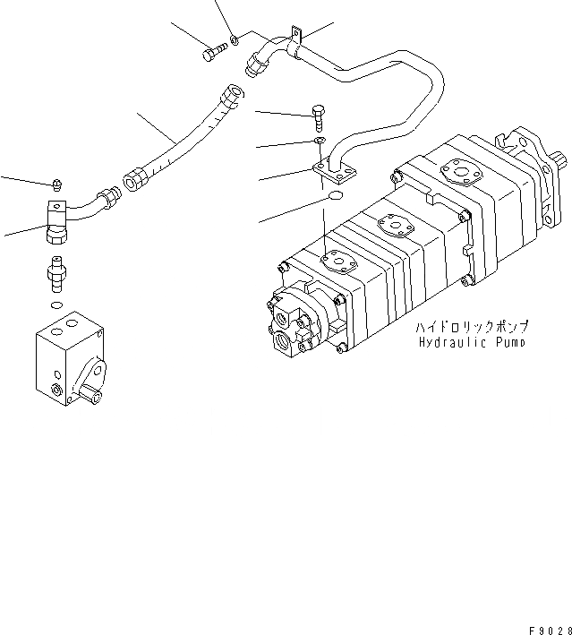 Схема запчастей Komatsu FD160E-8 - ТОРМОЗНАЯ ГИДРОЛИНИЯ (/) (WET ТОРМОЗ.) ТОРМОЗ. СИСТЕМА