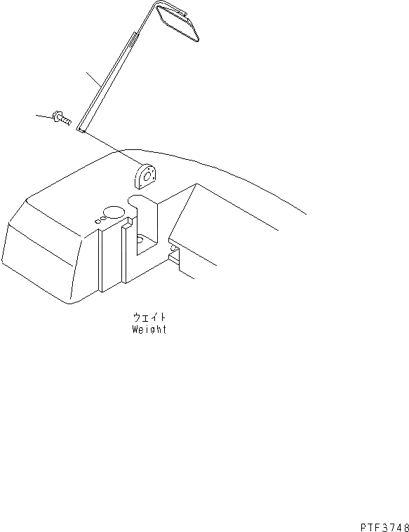 Схема запчастей Komatsu FD200-6 - НИЖН. ЗЕРКАЛО ЭЛЕКТРИКА