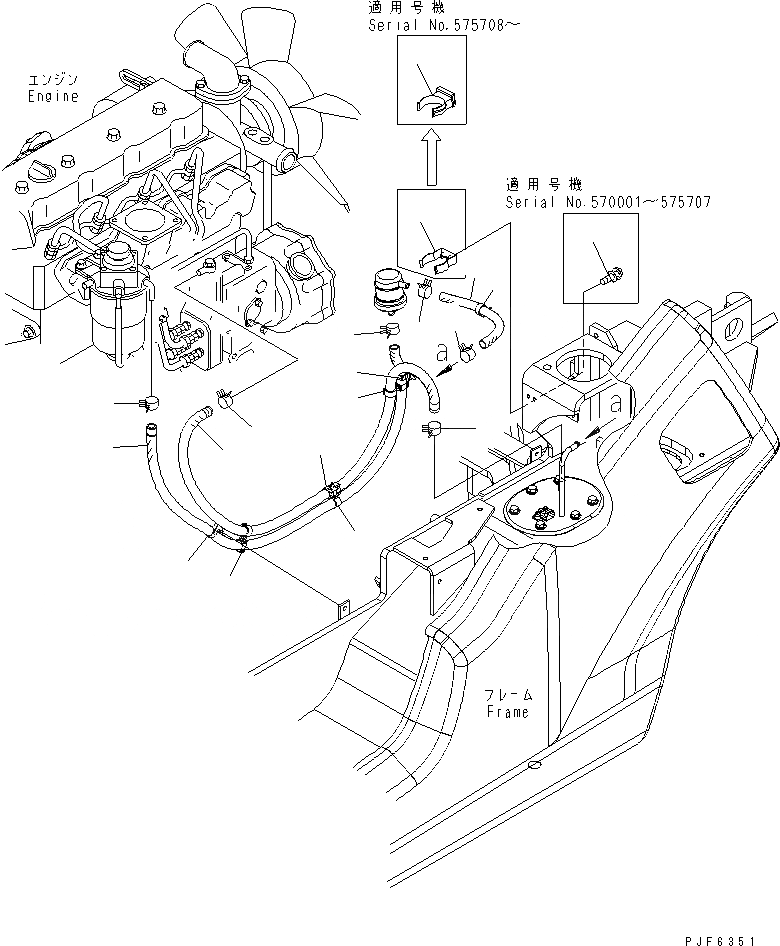 Схема запчастей Komatsu FD20 - ТОПЛИВН. СИСТЕМА ТОПЛИВН. БАК. AND КОМПОНЕНТЫ