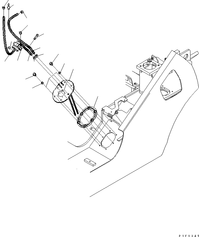 Схема запчастей Komatsu FD30-16 - ТОПЛИВН. СИСТЕМА (СТАНДАРТН. ТОПЛИВН.)(№7-7) ТОПЛИВН. БАК. AND КОМПОНЕНТЫ