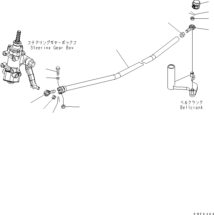 Схема запчастей Komatsu FD30-15 - РУЛЕВ. УПРАВЛЕНИЕ МЕХАНИЗМ КОНТРОЛЬ ХОДА