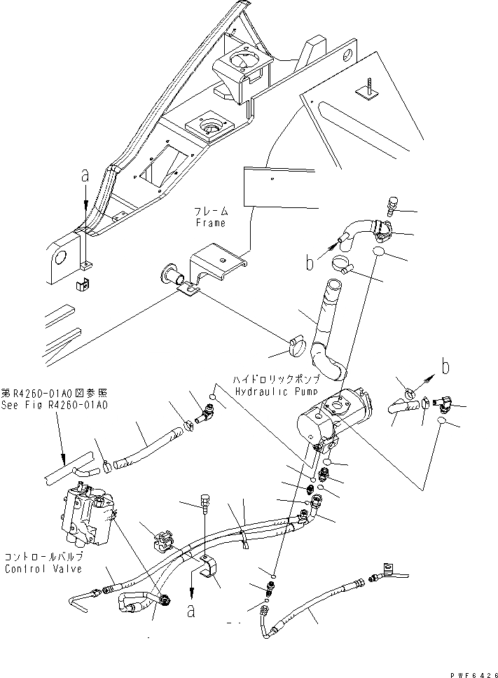 Схема запчастей Komatsu FD30-15 - ГИДРОЛИНИЯ (БАК - УПРАВЛЯЮЩ. КЛАПАН) (WET МУФТА СПЕЦ-Я.) ГИДРАВЛИКА