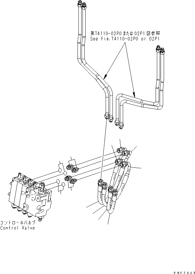 Схема запчастей Komatsu FD30-15 - ПРИБОРНАЯ ПАНЕЛЬ ТРУБЫ (ДЛЯ 4-Х СЕКЦИОНН. УПРАВЛЯЮЩ. КЛАПАН FV МАЧТА) РАБОЧЕЕ ОБОРУДОВАНИЕ
