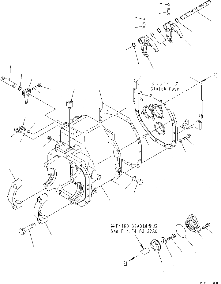 Схема запчастей Komatsu FD30H-15 - ПРЯМОЙ ПРИВОД ТРАНСМИССИЯ (/) СИЛОВАЯ ПЕРЕДАЧА И ПЕРЕДНИЙ МОСТ