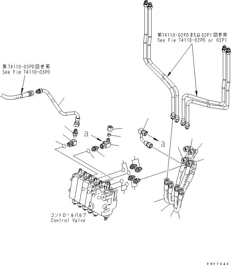 Схема запчастей Komatsu FD30N-15 - ПРИБОРНАЯ ПАНЕЛЬ ТРУБЫ (ДЛЯ 5-СЕКЦИОНН. УПРАВЛЯЮЩ. КЛАПАН FV МАЧТА) (OUTER ШЛАНГИ ТИП) РАБОЧЕЕ ОБОРУДОВАНИЕ