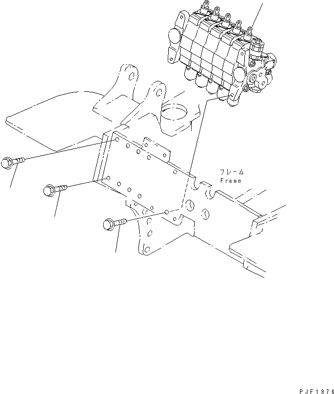 Схема запчастей Komatsu FD35 - 5-СЕКЦИОНН. УПРАВЛЯЮЩ. КЛАПАН И ЭЛЕМЕНТЫ КРЕПЛЕНИЯ ГИДРАВЛИКА
