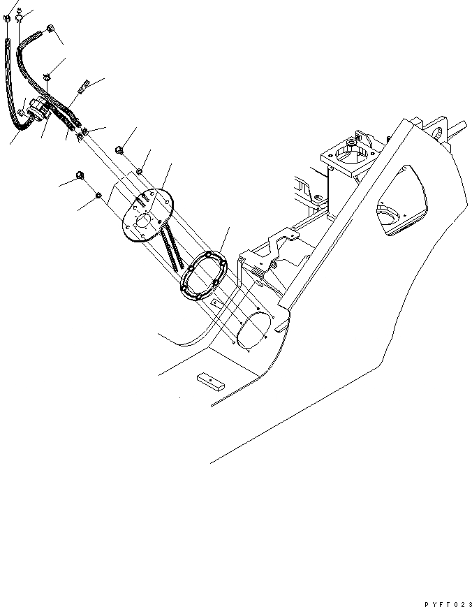 Схема запчастей Komatsu FD35A-16 - ТОПЛИВН. БАК. КРЫШКА(ДЛЯ DELUXE БЕЗОПАСН. КОНТРОЛЬER ПАНЕЛЬ)(№7-799) ТОПЛИВН. БАК. AND КОМПОНЕНТЫ